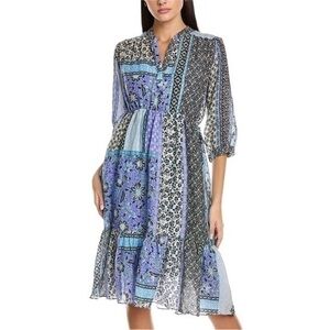 Johnny‎ Was Workshop Marrakesh Drawstring Midi Dress Large